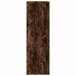 vidaXL Bibliotecă/servantă, stejar afumat, 50x25x80 cm, lemn prelucrat vidaXL Bibliotecă/servantă, stejar afumat, 50x25x80 cm, lemn prelucrat