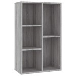 vidaXL Bibliotecă/Servantă, gri sonoma, 50x25x80 cm, lemn prelucrat vidaXL Bibliotecă/Servantă, gri sonoma, 50x25x80 cm, lemn prelucrat