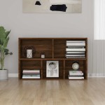 vidaXL Bibliotecă/servantă, stejar maro, 50x25x80 cm, lemn prelucrat vidaXL Bibliotecă/servantă, stejar maro, 50x25x80 cm, lemn prelucrat