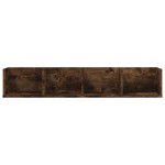 vidaXL Raft de perete CD-uri, stejar fumuriu, 100x18x18 cm, lemn vidaXL Raft de perete CD-uri, stejar fumuriu, 100x18x18 cm, lemn