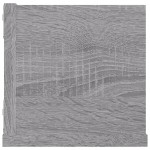 vidaXL Raft de perete CD-uri, gri sonoma, 100x18x18 cm, lemn prelucrat