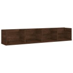 vidaXL Raft de perete CD-uri, stejar maro, 100x18x18 cm lemn prelucrat vidaXL Raft de perete CD-uri, stejar maro, 100x18x18 cm lemn prelucrat