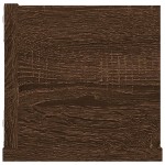 vidaXL Raft de perete CD-uri, stejar maro, 100x18x18 cm lemn prelucrat vidaXL Raft de perete CD-uri, stejar maro, 100x18x18 cm lemn prelucrat