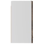 vidaXL Dulap suspendat “Lyon”, stejar fumuriu, 29,5x31x60 cm