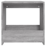 vidaXL Masă laterală, gri sonoma, 50x26x50 cm, lemn compozit vidaXL Masă laterală, gri sonoma, 50x26x50 cm, lemn compozit