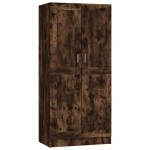 vidaXL Șifonier, stejar fumuriu, 82,5x51,5x180 cm, lemn prelucrat vidaXL Șifonier, stejar fumuriu, 82,5x51,5x180 cm, lemn prelucrat