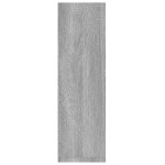 vidaXL Rafturi de perete, 2 buc., gri sonoma, 50x15x50 cm, lemn