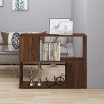 vidaXL Bibliotecă/Separator de cameră, stejar maro, 80x24x63 cm vidaXL Bibliotecă/Separator de cameră, stejar maro, 80x24x63 cm