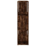 vidaXL Bibliotecă/Separator de cameră, stejar afumat, 100x24x194 cm vidaXL Bibliotecă/Separator de cameră, stejar afumat, 100x24x194 cm