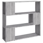 vidaXL Dulap de cărți/Separator de cameră, gri Sonoma, 100x24x94 cm vidaXL Dulap de cărți/Separator de cameră, gri Sonoma, 100x24x94 cm