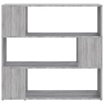 vidaXL Dulap de cărți/Separator de cameră, gri Sonoma, 100x24x94 cm vidaXL Dulap de cărți/Separator de cameră, gri Sonoma, 100x24x94 cm