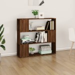 vidaXL Bibliotecă/Separator de cameră, stejar maro, 100x24x94 cm vidaXL Bibliotecă/Separator de cameră, stejar maro, 100x24x94 cm