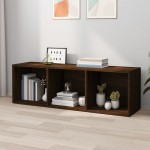 vidaXL Bibliotecă/dulap TV, stejar maro, 36x30x114 cm, lemn prelucrat
