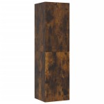vidaXL Dulapuri TV suspendate, 2 buc., stejar afumat, 30,5x30x110 cm
