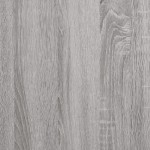 vidaXL Birou cu rafturi, gri sonoma, 105x50x90 cm, lemn compozit/fier