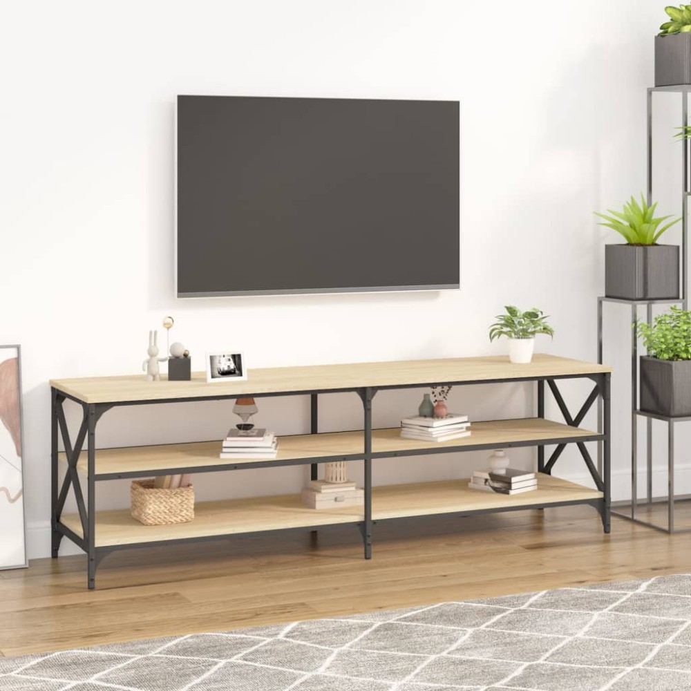 vidaXL Comodă TV, stejar sonoma, 160x40x50 cm, lemn prelucrat