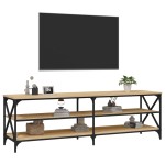 vidaXL Comodă TV, stejar sonoma, 160x40x50 cm, lemn prelucrat vidaXL Comodă TV, stejar sonoma, 160x40x50 cm, lemn prelucrat