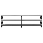 vidaXL Comodă TV, gri sonoma, 160x40x50 cm, lemn prelucrat vidaXL Comodă TV, gri sonoma, 160x40x50 cm, lemn prelucrat