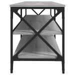 vidaXL Comodă TV, gri sonoma, 160x40x50 cm, lemn prelucrat vidaXL Comodă TV, gri sonoma, 160x40x50 cm, lemn prelucrat