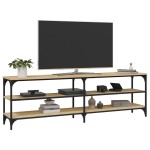 vidaXL Comodă TV, stejar sonoma, 160x30x50 cm, lemn prelucrat vidaXL Comodă TV, stejar sonoma, 160x30x50 cm, lemn prelucrat
