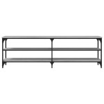 vidaXL Comodă TV, gri sonoma, 160x30x50 cm, lemn prelucrat