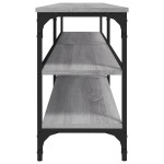 vidaXL Comodă TV, gri sonoma, 160x30x50 cm, lemn prelucrat