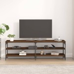 vidaXL Comodă TV, stejar maro, 160x30x50 cm, lemn prelucrat