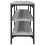 vidaXL Comodă TV, gri sonoma, 180x30x50 cm, lemn prelucrat și metal vidaXL Comodă TV, gri sonoma, 180x30x50 cm, lemn prelucrat și metal