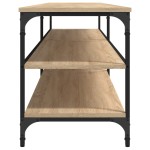 vidaXL Comodă TV, stejar sonoma, 200x30x50 cm, lemn prelucrat și metal vidaXL Comodă TV, stejar sonoma, 200x30x50 cm, lemn prelucrat și metal