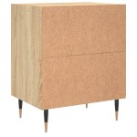 vidaXL Noptiere, 2 buc., stejar sonoma, 40x30x50 cm, lemn compozit vidaXL Noptiere, 2 buc., stejar sonoma, 40x30x50 cm, lemn compozit