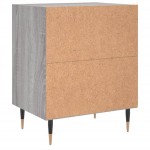 vidaXL Noptiere, 2 buc., gri sonoma, 40x30x50 cm, lemn compozit vidaXL Noptiere, 2 buc., gri sonoma, 40x30x50 cm, lemn compozit