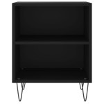 vidaXL Noptiere, 2 buc., negru, 40x30x50 cm, lemn compozit