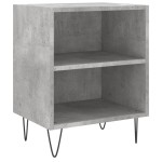 vidaXL Noptiere, 2 buc., gri beton, 40x30x50 cm, lemn compozit