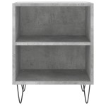 vidaXL Noptiere, 2 buc., gri beton, 40x30x50 cm, lemn compozit
