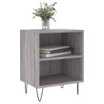 vidaXL Noptiere, 2 buc., gri sonoma, 40x30x50 cm, lemn compozit vidaXL Noptiere, 2 buc., gri sonoma, 40x30x50 cm, lemn compozit