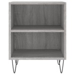 vidaXL Noptiere, 2 buc., gri sonoma, 40x30x50 cm, lemn compozit vidaXL Noptiere, 2 buc., gri sonoma, 40x30x50 cm, lemn compozit
