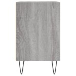 vidaXL Noptiere, 2 buc., gri sonoma, 40x30x50 cm, lemn compozit vidaXL Noptiere, 2 buc., gri sonoma, 40x30x50 cm, lemn compozit