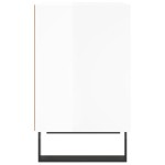vidaXL Noptiere, 2 buc., alb extralucios, 40x30x50 cm, lemn compozit vidaXL Noptiere, 2 buc., alb extralucios, 40x30x50 cm, lemn compozit