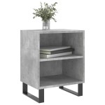 vidaXL Noptiere, 2 buc., gri beton, 40x30x50 cm, lemn compozit