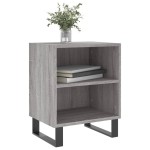 vidaXL Noptiere, 2 buc., gri sonoma, 40x30x50 cm, lemn compozit vidaXL Noptiere, 2 buc., gri sonoma, 40x30x50 cm, lemn compozit