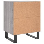 vidaXL Noptiere, 2 buc., gri sonoma, 40x30x50 cm, lemn compozit vidaXL Noptiere, 2 buc., gri sonoma, 40x30x50 cm, lemn compozit