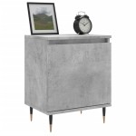 vidaXL Noptiere, 2 buc., gri beton, 40x30x50 cm, lemn compozit