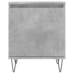 vidaXL Noptiere, 2 buc., gri beton, 40x30x50 cm, lemn compozit