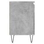 vidaXL Noptiere, 2 buc., gri beton, 40x30x50 cm, lemn compozit