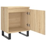 vidaXL Noptiere, 2 buc., stejar sonoma, 40x30x50 cm, lemn compozit vidaXL Noptiere, 2 buc., stejar sonoma, 40x30x50 cm, lemn compozit