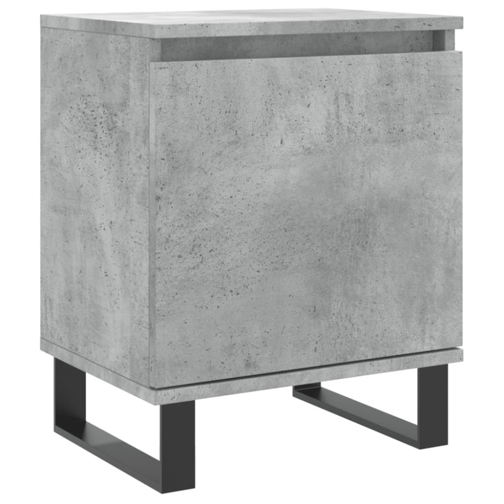 vidaXL Noptieră, gri beton, 40x30x50 cm, lemn compozit