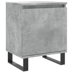 vidaXL Noptieră, gri beton, 40x30x50 cm, lemn compozit