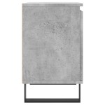 vidaXL Noptieră, gri beton, 40x30x50 cm, lemn compozit