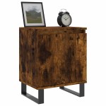 vidaXL Noptiere, 2 buc., stejar fumuriu, 40x30x50 cm, lemn compozit vidaXL Noptiere, 2 buc., stejar fumuriu, 40x30x50 cm, lemn compozit