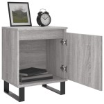 vidaXL Noptiere, 2 buc., gri sonoma, 40x30x50 cm, lemn compozit vidaXL Noptiere, 2 buc., gri sonoma, 40x30x50 cm, lemn compozit